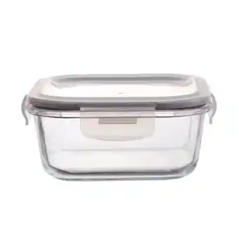 Tottus Hermetico vidrio cuadrado 1.2l oferta