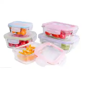 Tottus Set x 10 pcs hermetico vidrio oferta