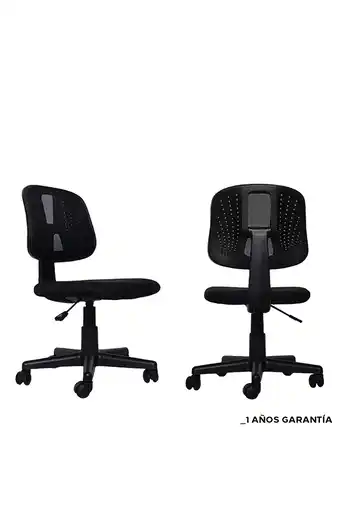 Tiendas EFE Silla york neg/neg juvenil giratoria w134 oferta