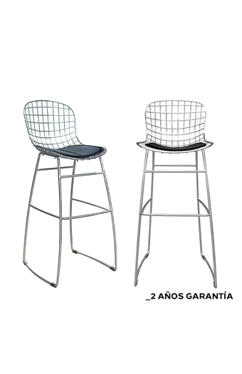 Tiendas EFE Banco cd alhambra ii inox cojin negro oferta