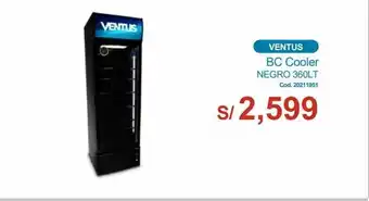 Makro Bc cooler negro 360lt oferta