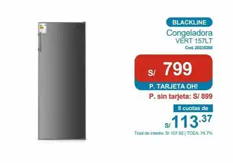 Makro Congeladora vert 157lt oferta