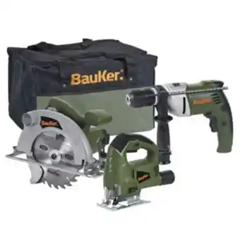 Maestro Taladro percutor 1/2" 750w + sierra circular 7-1/4" 1500w + sierra caladora 570w oferta