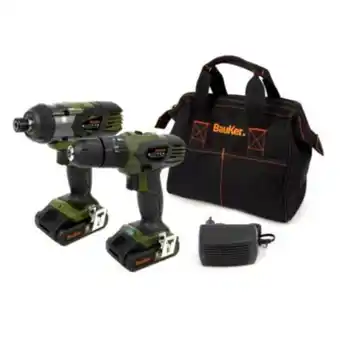 Maestro Combo taladro + atornillador bauker 20v oferta