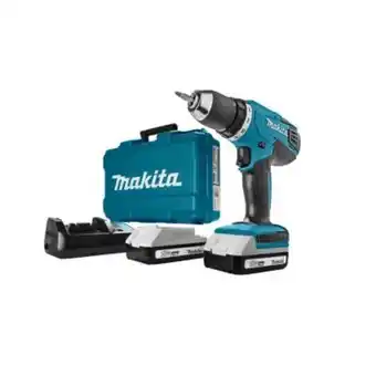 Sodimac Taladro percutor 18v inalámbrico + 2 baterias + 17 accesorios oferta