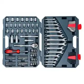 Set mecánico crescent maletín 128 piezas