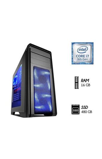 Tiendas EFE Desktop intel core i7-9700 3.0 ghz ram 16gb disco ssd 480gb case 500w led oferta
