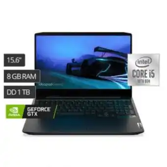 Carsa Laptop gamer lenovo ci5 ideapad gaming 3 15imh05 15.6 8gb 1tb w10 oferta