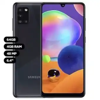 Carsa Tel cel samsung a31 6.4" 4gb 64gb 48mp negro oferta