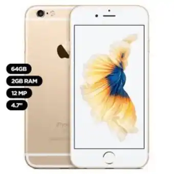 Carsa Iphone 6s refurbished 4.7" 2gb 64gb 12mp gold carg+cable+cover oferta