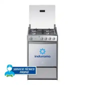 Carsa Cocina gas indurama granada 24" croma 4h oferta