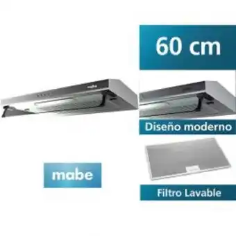Carsa Campana mabe cmu6020pi0 acero inoxidable oferta