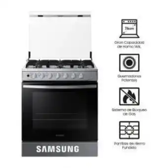 Carsa Cocina gas samsung nx52t3310pv/pe silver 6h oferta