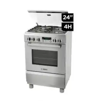 Carsa Cocina gas bosch pro465 24" inox 4h oferta