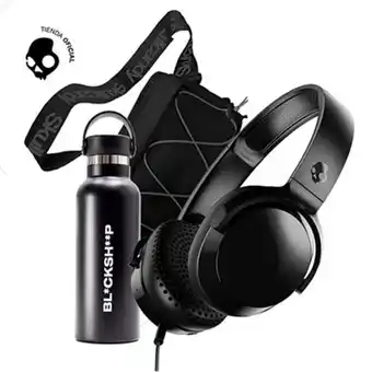 Claro Audifono skullcandy riff mic black + sidebag black + tomatodo oferta