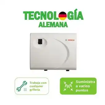 Calentador multipunto bosch ewi 9kw + kit de instalación