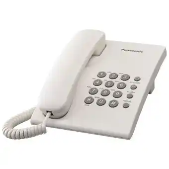 Hiraoka Telefono fijo panasonic kx-ts500lxw oferta