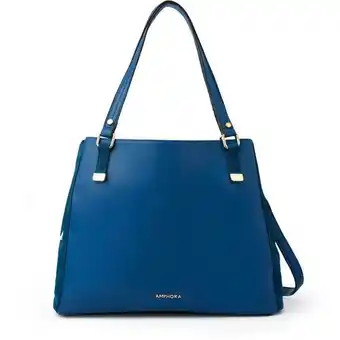 Platanitos Amphora merci cartera dos asas tres div. azul oferta