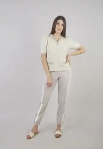 Michelle Belau Polo manga al codo oferta