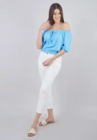 Michelle Belau Blusa off shoulder oferta