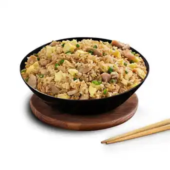 Arroz chaufa pollo individual