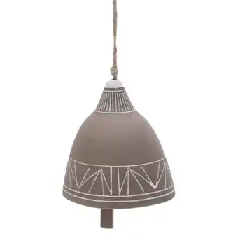 Casaideas Campana de viento cerámica colgante ø10,5x11 cm oferta