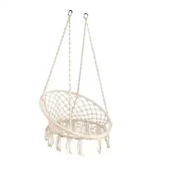 Hamaca silla tejido macramé 80x60x110 cm
