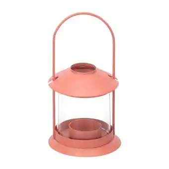 Casaideas Farol metálico para vela t-light 8,5x17 cm oferta