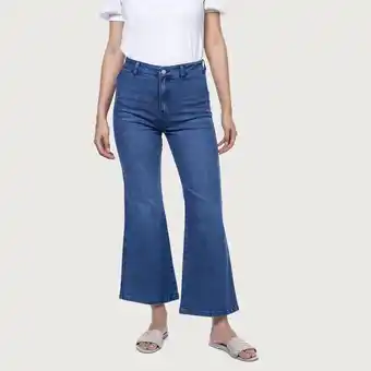 Mentha & Chocolate Jean blanca azul oferta
