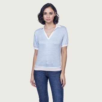 Mentha & Chocolate Polo margot print oferta