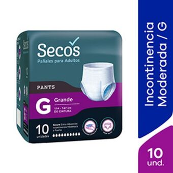 Mifarma Pañales para adultos secos pants talla g - bolsa 10 un oferta