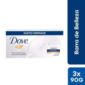 Mifarma Jabón dove cremoso original - pack 3 un oferta
