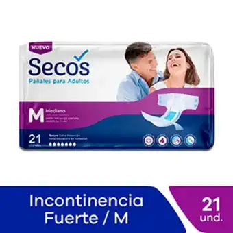 Mifarma Pañales para adultos secos active talla m - bolsa 21 un oferta