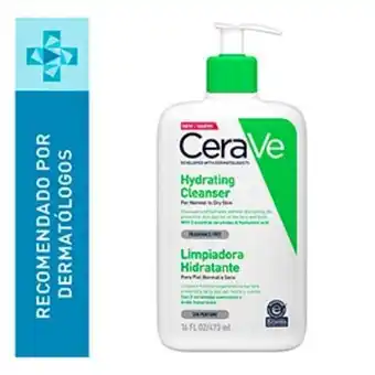 Mifarma Limpiadora hidratante cerave - frasco 437 ml oferta