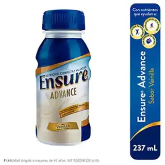 Mifarma Ensure advance líquido sabor vainilla - frasco 237 ml oferta