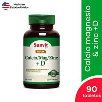 Mifarma Calcium /magnesio/zinc + d tabletas - frasco 90 un oferta