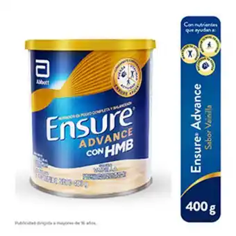 Mifarma Ensure advance sabor vainilla - lata 400 g oferta