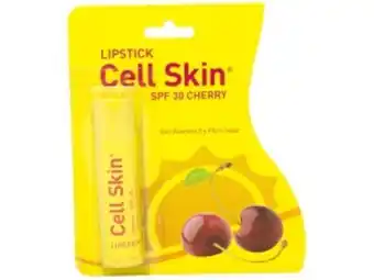Bloqueador labial lipstick cell skin fps 30 sabor cherry - blister 1 un