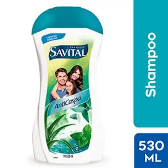 Mifarma Shampoo savital anticaspa - frasco 530 ml oferta