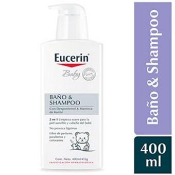 Mifarma Baño y shampoo eucerin baby - frasco 400 ml oferta