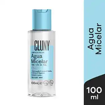 Agua micelar facial cluny - frasco 100 ml