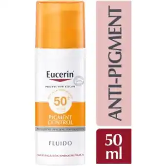 Mifarma Protector solar facial eucerin pigment control fluido fps50+ - frasco 50 ml oferta
