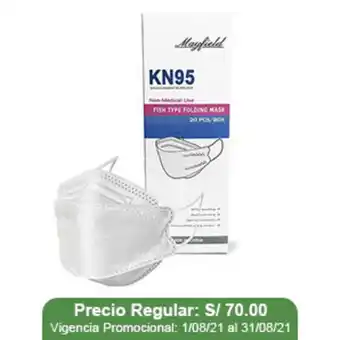 Mifarma Mascarilla kn95 mayfield - caja 20 un oferta