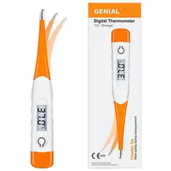 Mifarma Termómetro digital t15 (orange) punta flexible - unidad 1 un oferta
