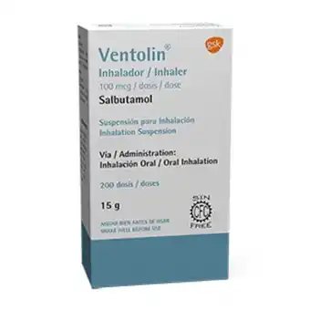 Mifarma Ventolin inhalador 100 mcg/dosis suspensión para inhalación en envase a presión oferta