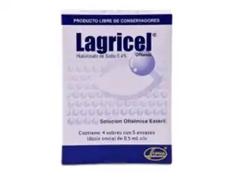 Mifarma Lagricel ofteno 4 mg/ml solución oftálmica - caja 20 un oferta