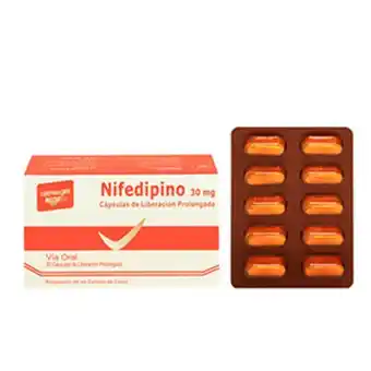Mifarma Nifedipino 30mg cápsula de liberación prolongada oferta