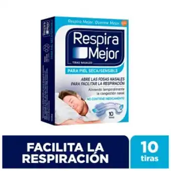 Mifarma Respira mejor tiras nasales - caja 10 un oferta