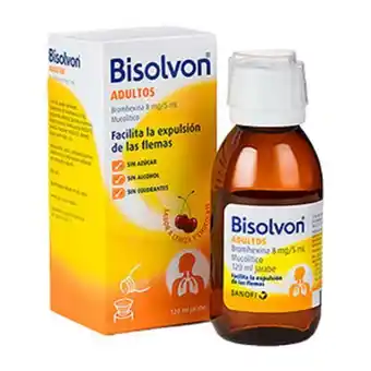 Mifarma Bisolvon 8mg/5ml jarabe adultos - frasco 120 ml oferta