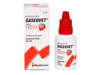 Mifarma Gaseovet 80mg/ml suspensión gotas sabor fresa oferta